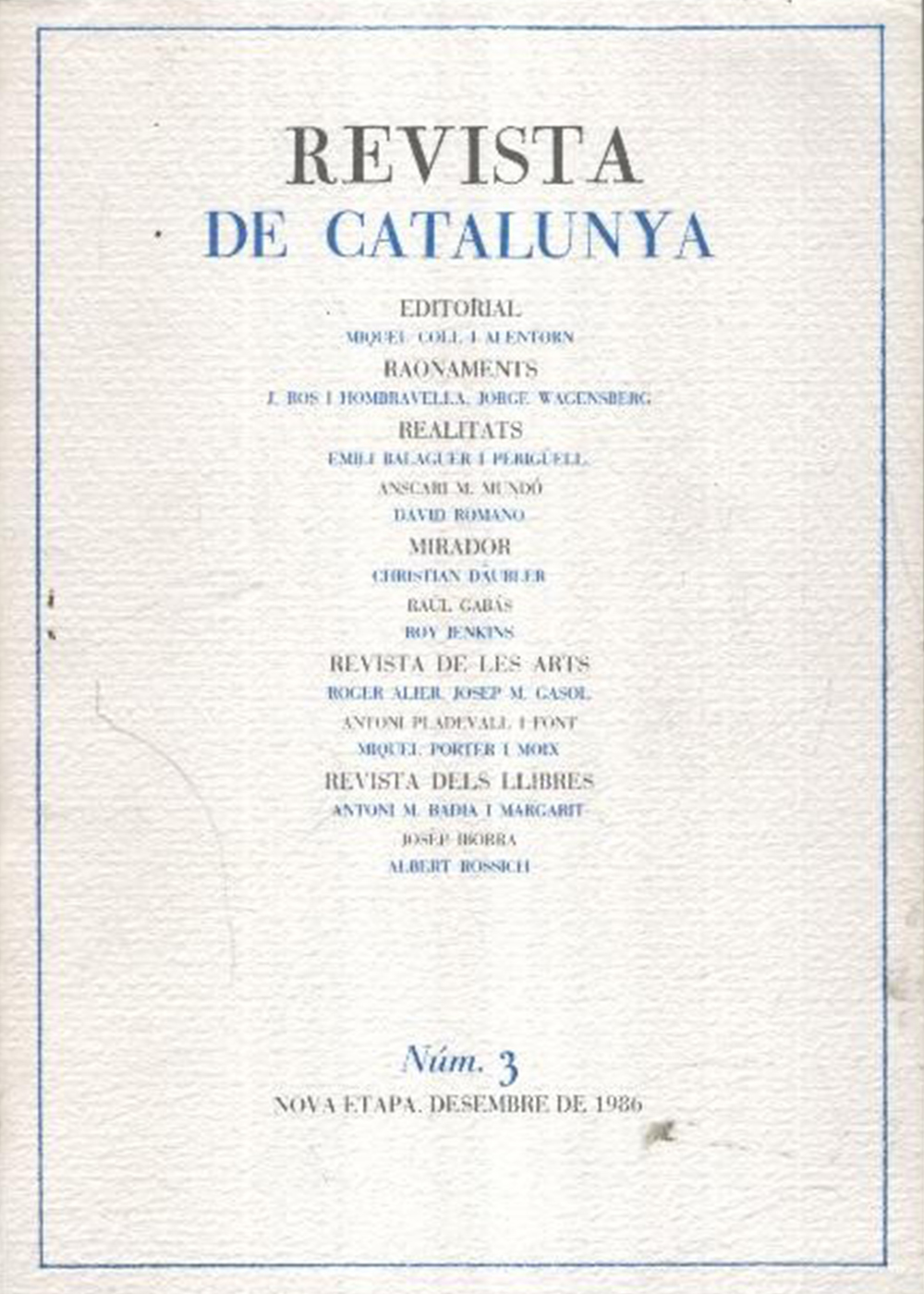 Revista de Catalunya